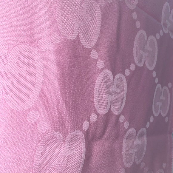 Gucci Pink Wool Scarf - Picture 7 of 7